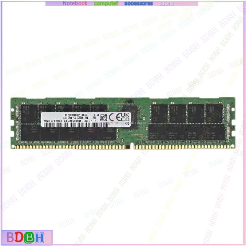 64Gb Ddr4 Ecc Reg 3200Mhz - Mémoire serveur ZQ M393A8G40AB2-CWE 64 Go