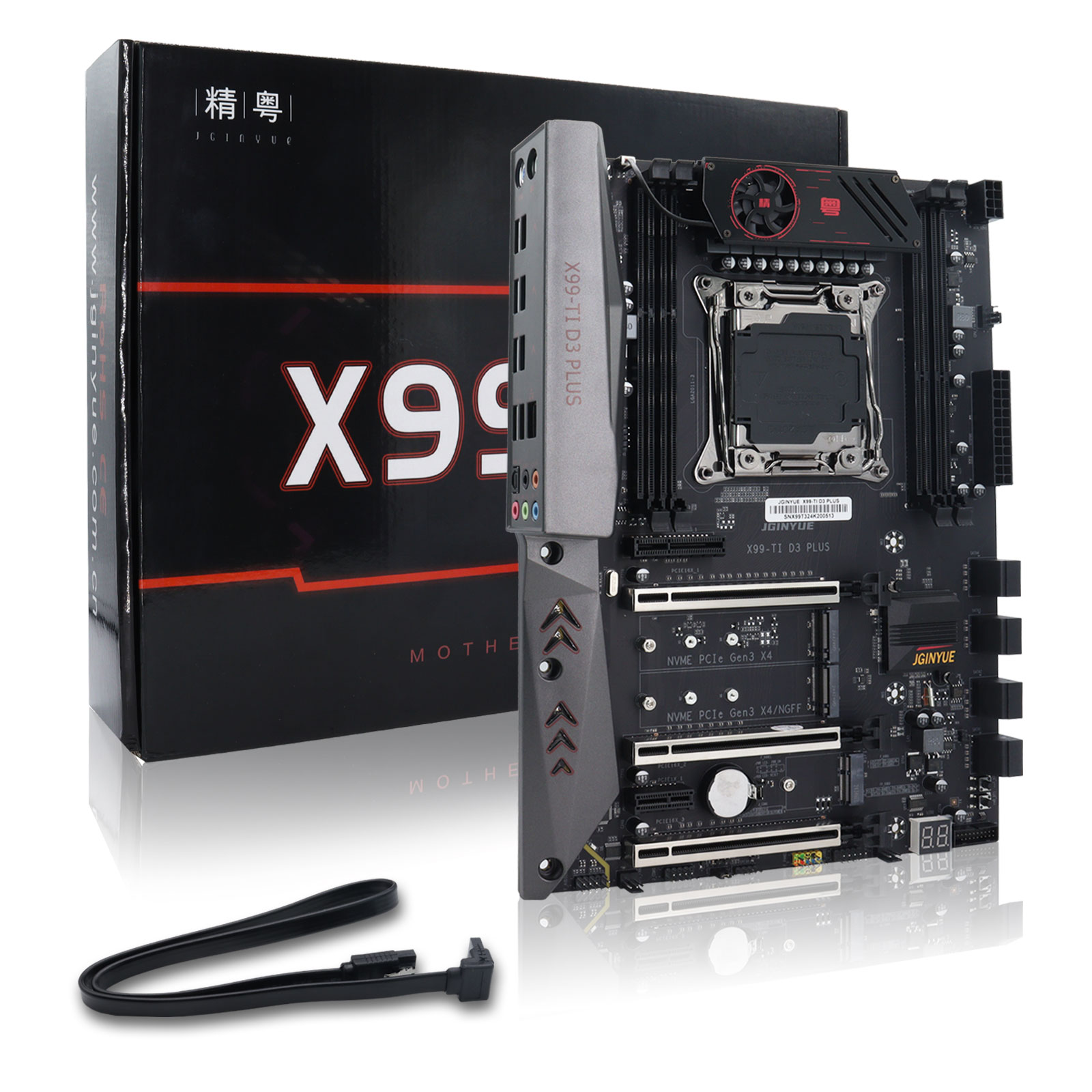 E5 2696 V3 - Carte mère JGINYUE X99-TI D3 PLUS,