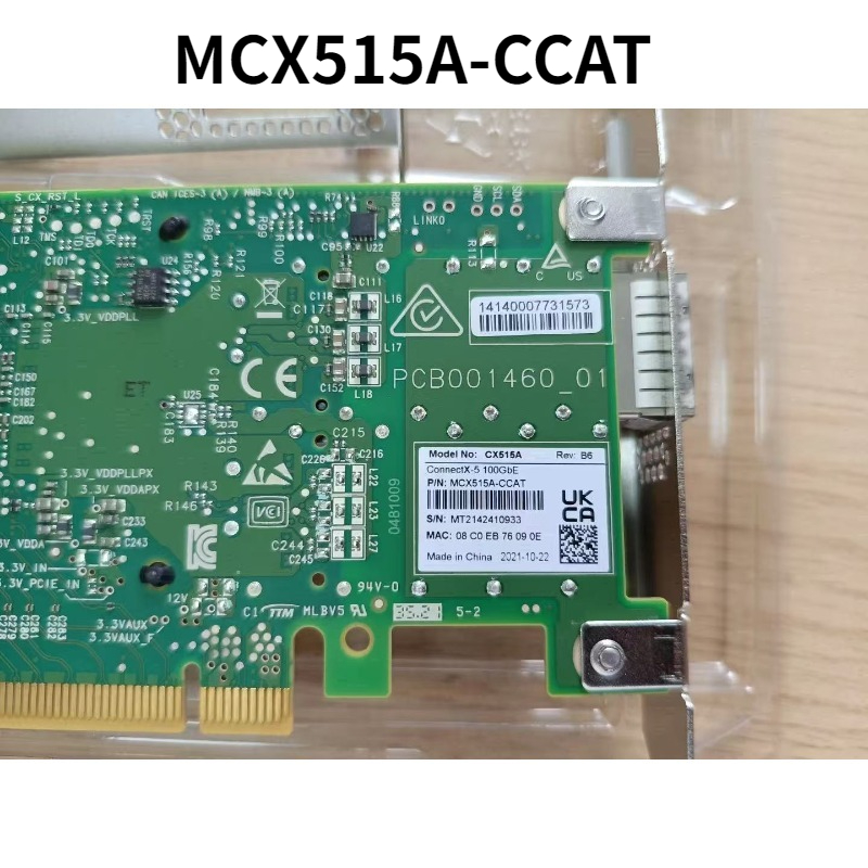 Carte adaptateur PCIe 1 port 1 - 100Gbe Qsfp28 Network Card avis et prix
